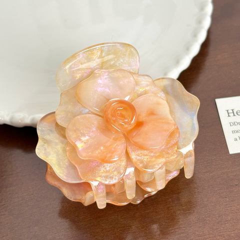 Rose hair clip