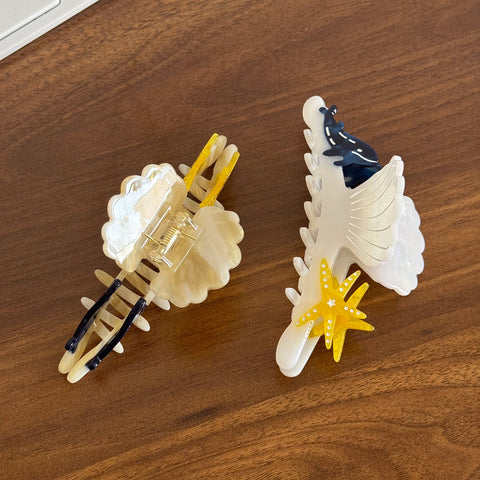 starfish hair clip