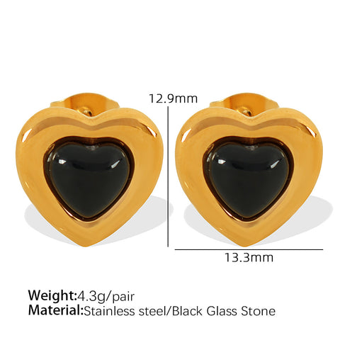 Heart-shaped Tiger Eye Necklace