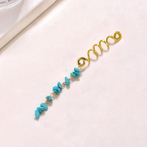 Natural Stone Pendant Hair Accessories