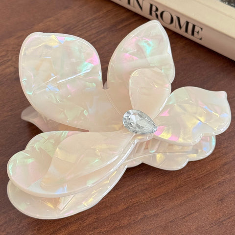 Plum blossom hair clip