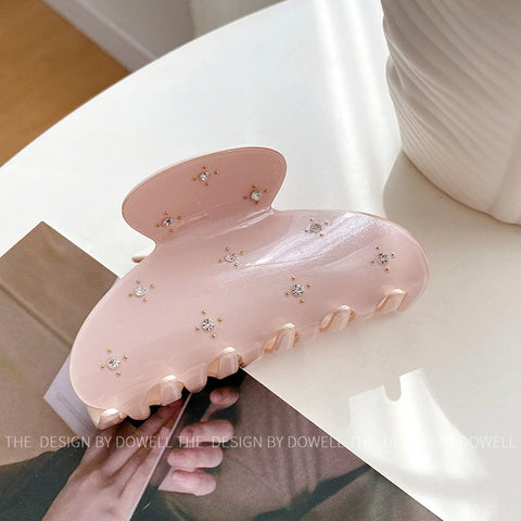 Diamond-encrusted hair clip