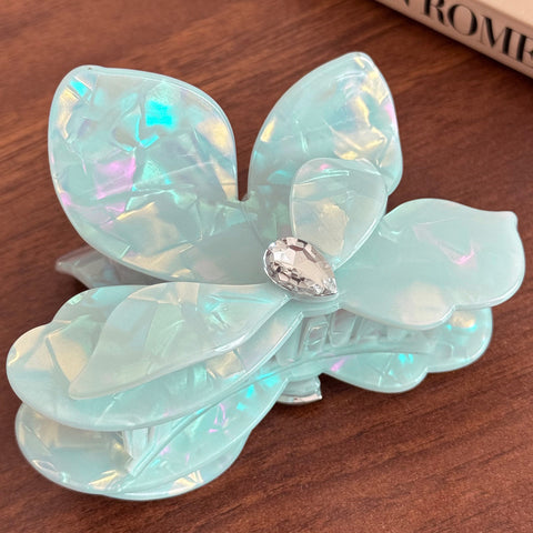 Plum blossom hair clip
