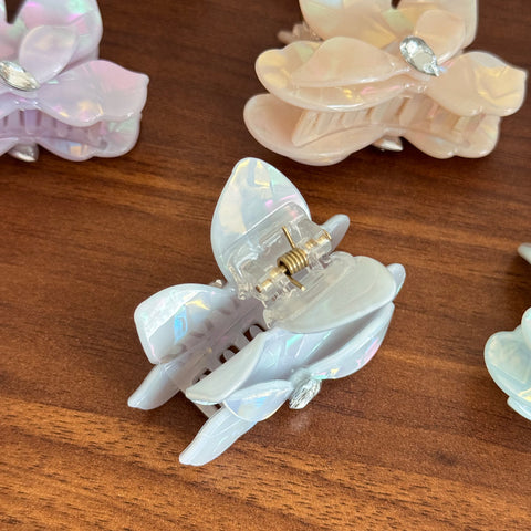 Plum blossom hair clip