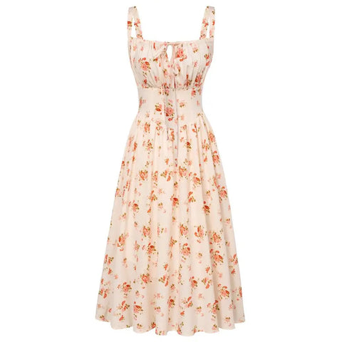 【Mother's Day Gift】 Corset Sundresses 2026 Summer  Vacation Milkmaid Dresses