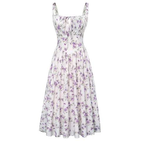 【Mother's Day Gift】 Corset Sundresses 2026 Summer  Vacation Milkmaid Dresses