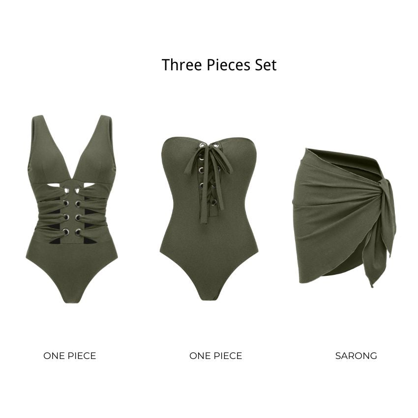 Bandeau Flash Swimsuit Set(s)	
