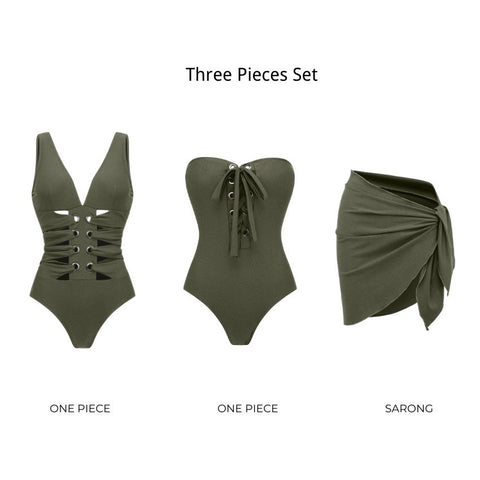 Bandeau Flash Swimsuit Set(s)	