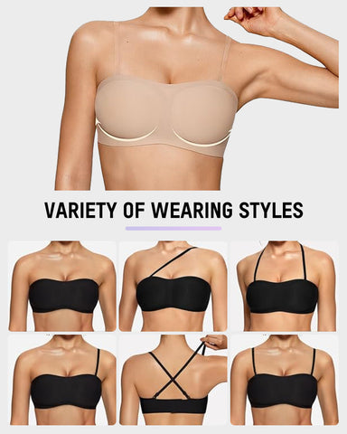 Seamless Strapless Bandeau Bra