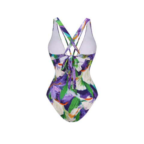 Oil Painting Of Calla Lilies Print Swimsuit Set(s)
