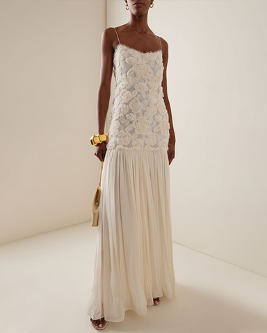 Sling 3D Flower Dress