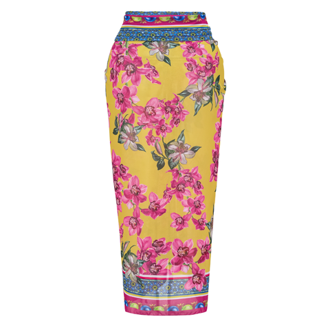 Orchid Print One Piece purple	