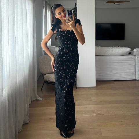 Sexy Cutout Bowknot Dress