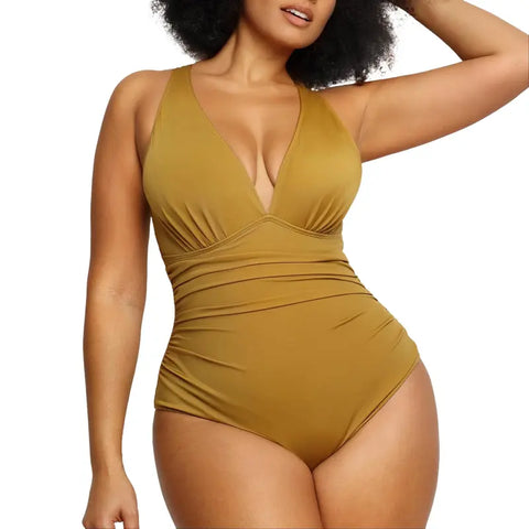 Smart Sculpt Plunge Swimsuit Flatter Your Figure