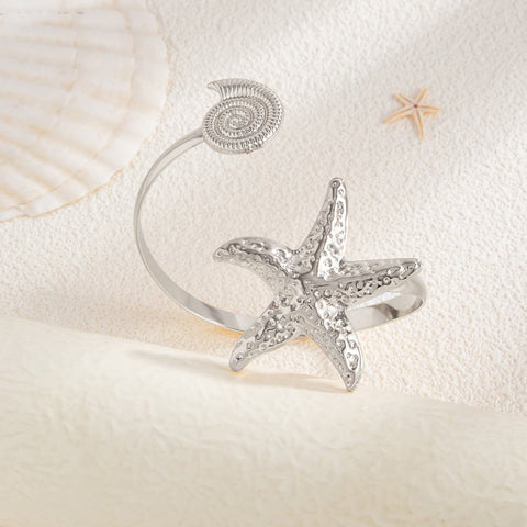 Beach Starfish Open Adjustable Armband Bracelet