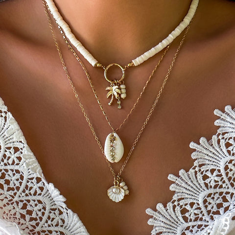 Multi-layered Shell Necklace