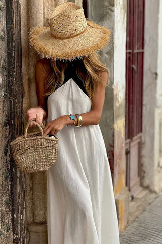 Halter Backless Dress