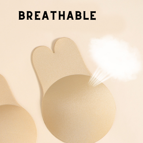 Rabbit Shape Self Adhesive Silicone Reusable Chest Stickers