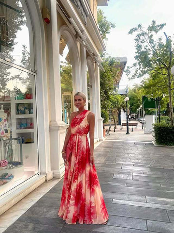 Oblique Shoulder Dress