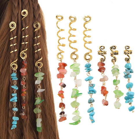 Natural Stone Pendant Hair Accessories
