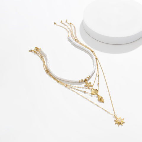 Multi-layered Shell Necklace