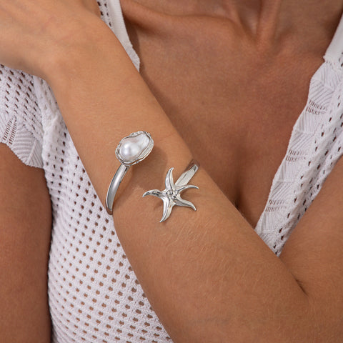 Beach Starfish Open Adjustable Armband Bracelet