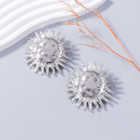Simple Braided Rope Sunflower Necklace