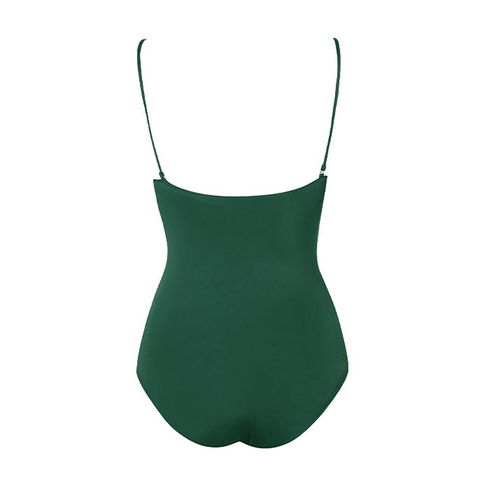 Bow Front One Piece Swimsuit and sarong