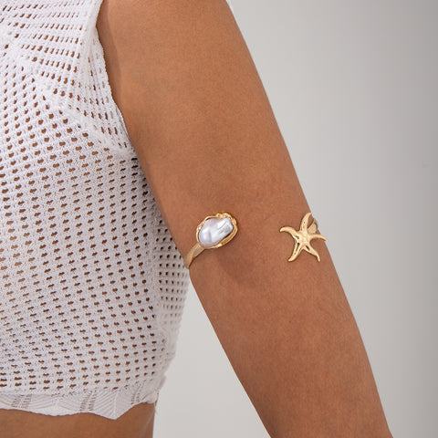 Beach Starfish Open Adjustable Armband Bracelet