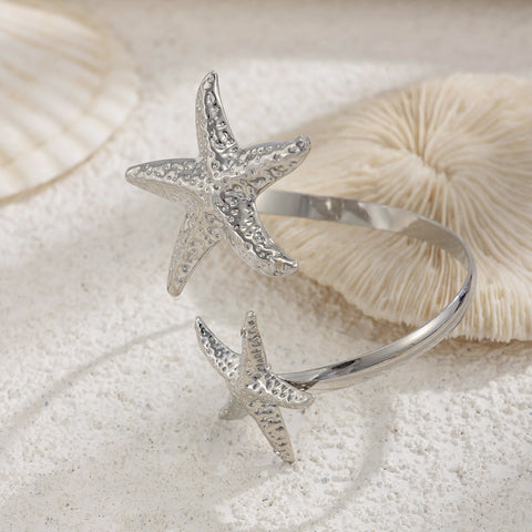 Beach Starfish Open Adjustable Armband Bracelet