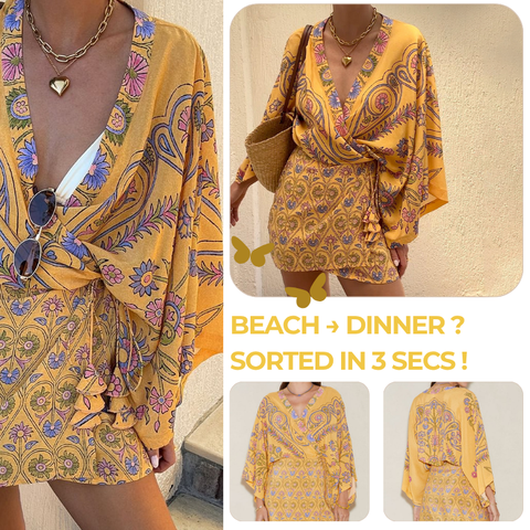 Vacation Printed Mini Dress