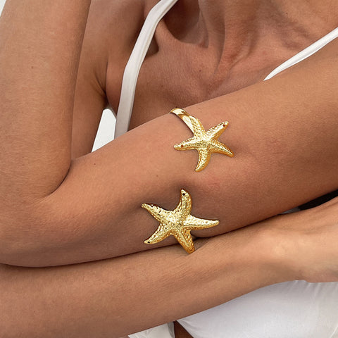Beach Starfish Open Adjustable Armband Bracelet