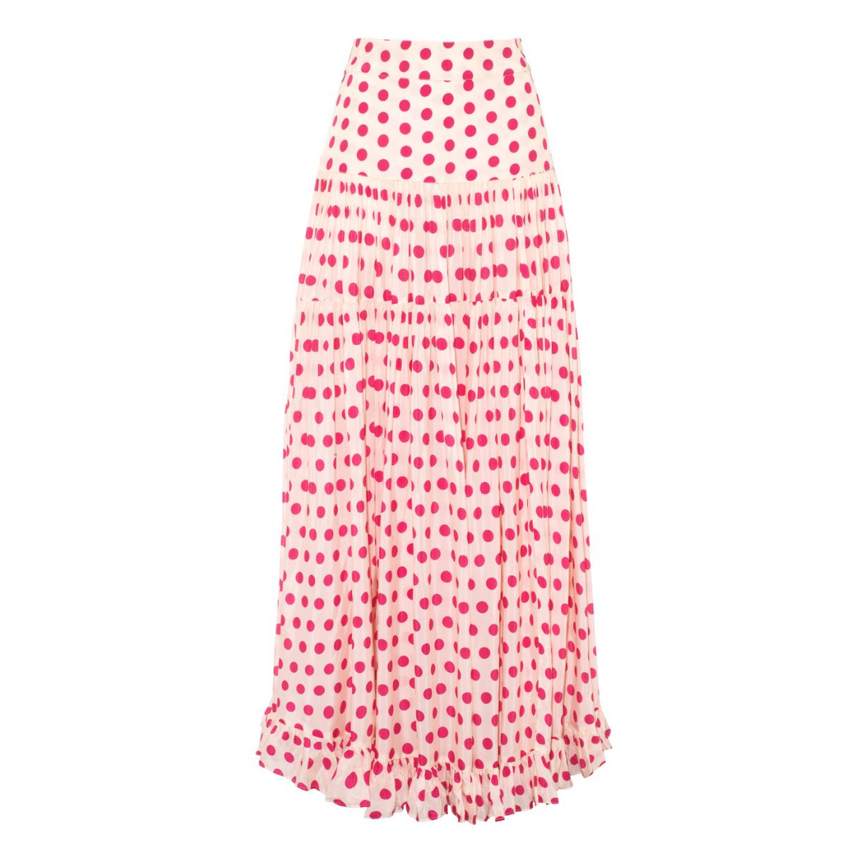 Bowknot Polka Dot Print One Piece Swimsuit and Skirt	