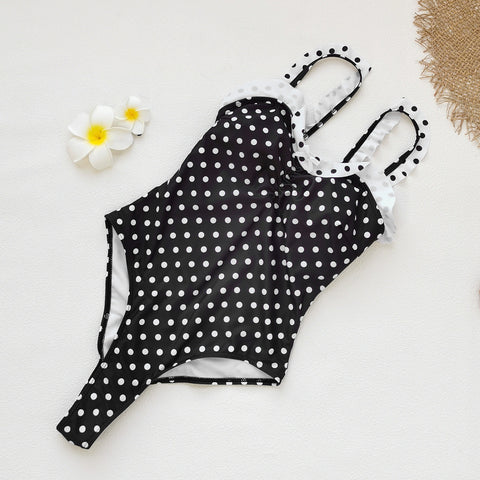 Ruffle Bandeau Swimsuit
