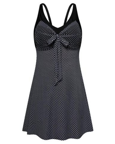 Women's Two Piece Swim Dress Plus Size Tummy Control Tankinis Swimdress Floral Printed Swimwear Swimsuits with Boyshort