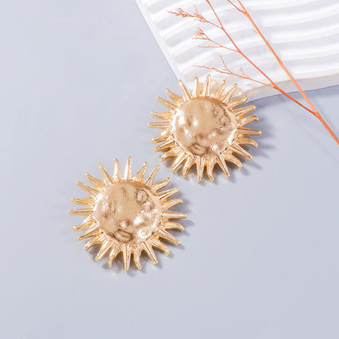 Simple Braided Rope Sunflower Necklace