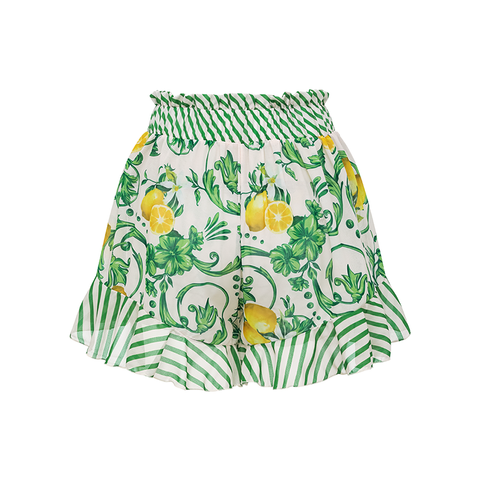 Lemon One Piece Swimsuit and Skirt or Shorts	