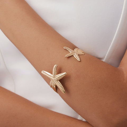 Beach Starfish Open Adjustable Armband Bracelet