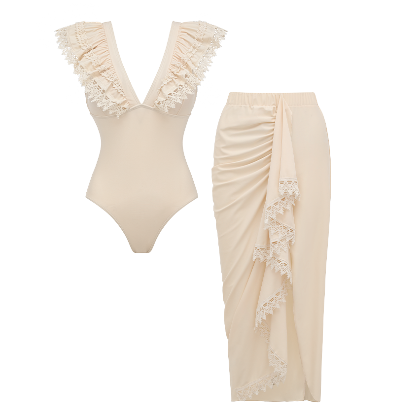 Ruffle Lace Swimsuit Set(s)	