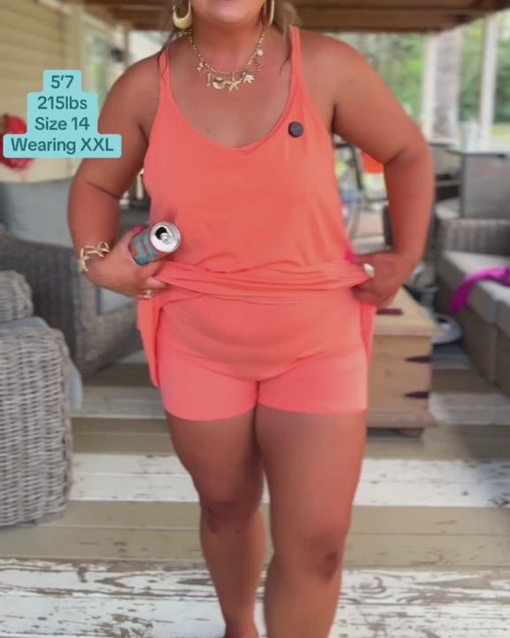 Lounge-to-Street 2-in-1 Romper Dress